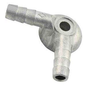 Raccordo tubo benzina carburatore Dell'Orto 8mm doppio alluminio
