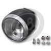 Faro anteriore 5.3/4'' Daytona Vintage alogeno nero ghiera cromo - Foto 3