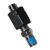Adattatore filetto sinistro-destro maschio-maschio M8x1.25 nero