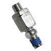 Adattatore filetto sinistro-destro maschio-maschio M8x1.25 cromo