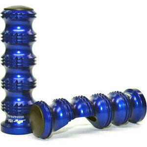 Pedalino poggiapiedi MFW Master Grip blu coppia