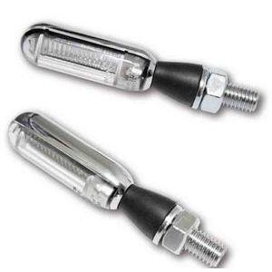 Coppia frecce led Highsider Super S cromo