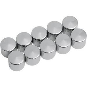 Copribulloni esagonali M6 cromo set 10pz
