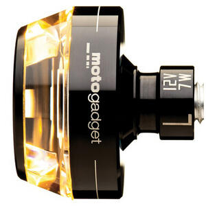 Freccia led bar-end Motogadget Disc sinistra nero