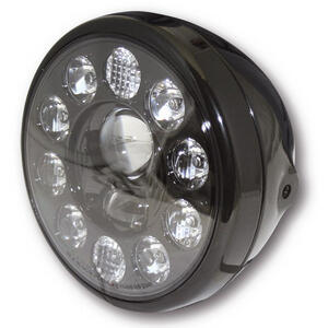 Faro anteriore 7\'\' Highsider Reno full led nero lucido