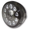 Faro anteriore 7'' Highsider Reno full led nero lucido