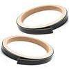 Coppia filetti adesivi nero 7mm 6mt