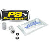 Tappo valvole pneumatici Pro Bolt alluminio grigio coppia - Foto 3