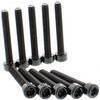 Tornillo cabeza hexagonal M6x1 35mm alu negro set 10pc