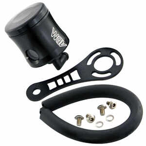 Réservoir maître-cylindre ABM 26ml connexion bas 90° noir