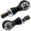 Par de intermitentes led PB1 negro mate ahumado