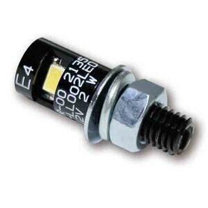 Luce targa led Bullet nero