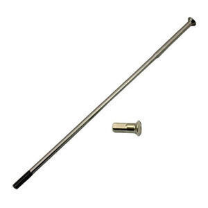 Rayons de roue 3.5x158mm butted complete inox