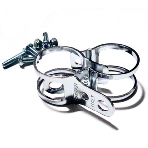 Coppia fascette portafrecce Tarozzi 51-54mm cromo