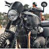 Cupolino moto universale Motone Airblade micro alluminio nero - Foto 4