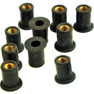 Fairing rubber nut M5x14mm set 10pc