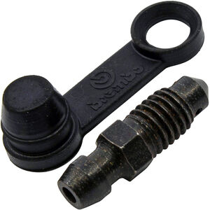 Brake caliper bleeder M8x1.25 length 26mm complete black Brembo