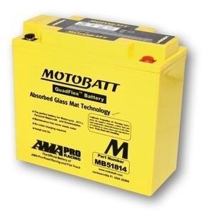 Batteria di accensione MotoBatt MB51814 12V-22Ah