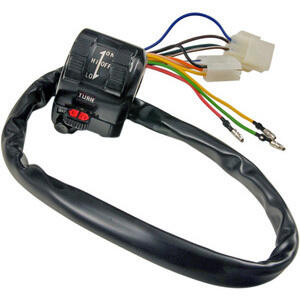 Lenkerarmatur Yamaha XT 500 links OE-Replik schwarz