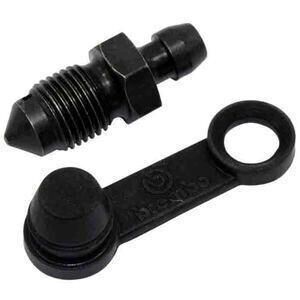 Brake caliper bleeder M10x1 length 29mm complete black Brembo with ring