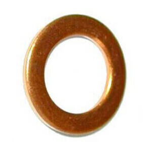 Banjo bolt washer M10 copper