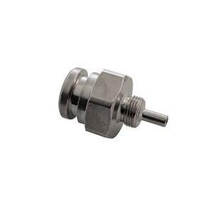 Raccordo tubi freno aeronautici femmina dritto corto 3/8''x24 fisso