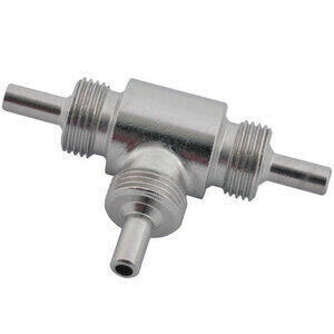 Raccordo tubi freno aeronautici Allegri maschio 3 vie M10x1 inox