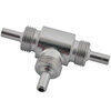 Raccord de flexible de frein Allegri 3 voies M10x1 mâle inox