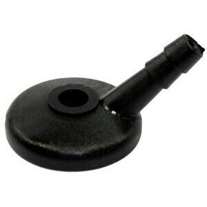 Raccordo tubo benzina carburatore Dell'Orto 6mm curvo plastica