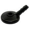 Raccordo tubo benzina carburatore Dell'Orto 6mm curvo plastica