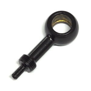 Banjo bolt fitting 10mm Allegri straight long steel black