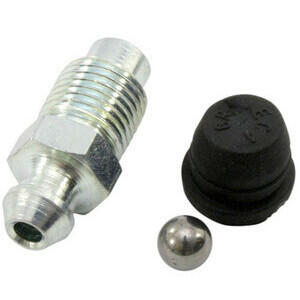 Spurgo pinza freno M10x1 completo grigio Grimeca
