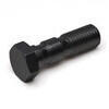 Bullone forato M10x1 doppio testa piatta acciaio nero