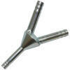 Sdoppiatore tubo benzina Y 8-6-8mm acciaio