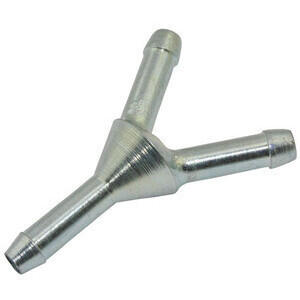 Sdoppiatore tubo benzina Y 8mm acciaio