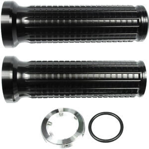 Handlebar grips Motogadget Alu-Grip 22mm/1\'\' open ends black