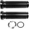 Puños de manillar Motogadget Alu-Grip 22mm/1'' extremos abiertos negro