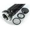 Coppia manopole Motogadget Alu-Grip 22mm/1'' forate nero - Foto 5