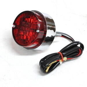 Halogen tail light Round chrome