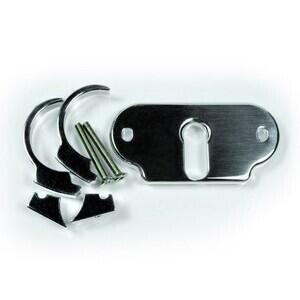 Supporto strumentazione Motogadget Motoscope 1\'\' completo lucido