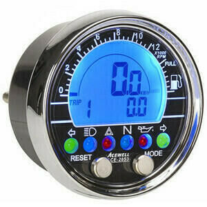 Strumento elettronico multifunzione AceWell 2853 corpo nero ghiera cromo