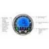 Strumento elettronico multifunzione AceWell 2853 corpo nero ghiera cromo - Foto 4
