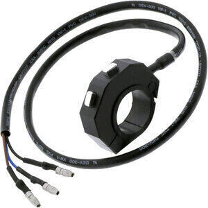 Pulsantiera 22mm/1\'\' Daytona a fascetta Cafe Racer nero