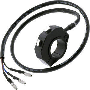 Pulsantiera 22mm/1'' a fascetta Daytona Cafe Racer nero