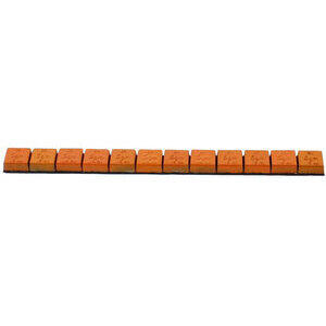 Kit pesi adesivi cerchio 12x5gr arancione