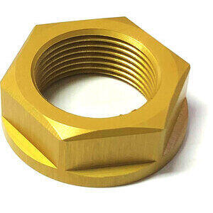 Dado canotto di sterzo M22x1 alluminio oro