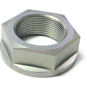 Dado cannotto di sterzo M28x1 alluminio grigio
