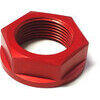 Dado cannotto di sterzo M24x1 alluminio rosso