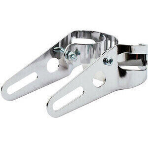 Headlight bracket side mounting Frisco chrome pair