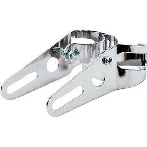 Soporte de faro lateral Frisco cromo par